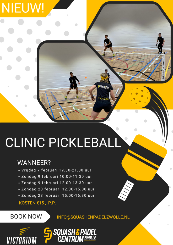 Clinic Pickle ball